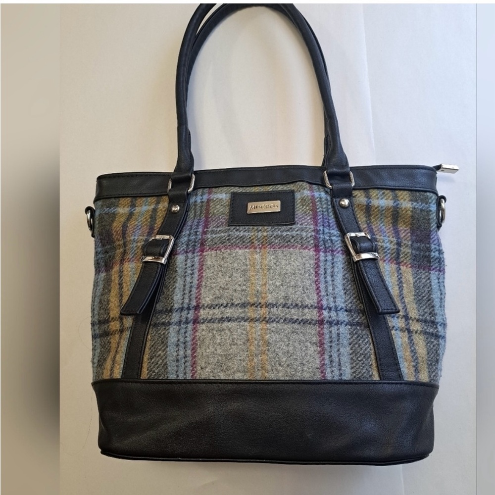Mucros Kelly Irish Tweed & Leather Bag